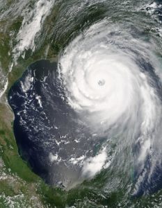 Eine NASA-Aufnahme des Hurrikans Katrina am 28. August 2005