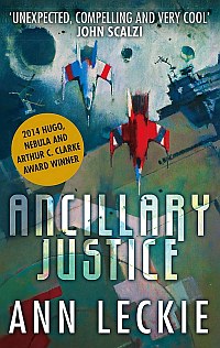 Cover des Buches "Ancillary Justice" von Ann Leckie
